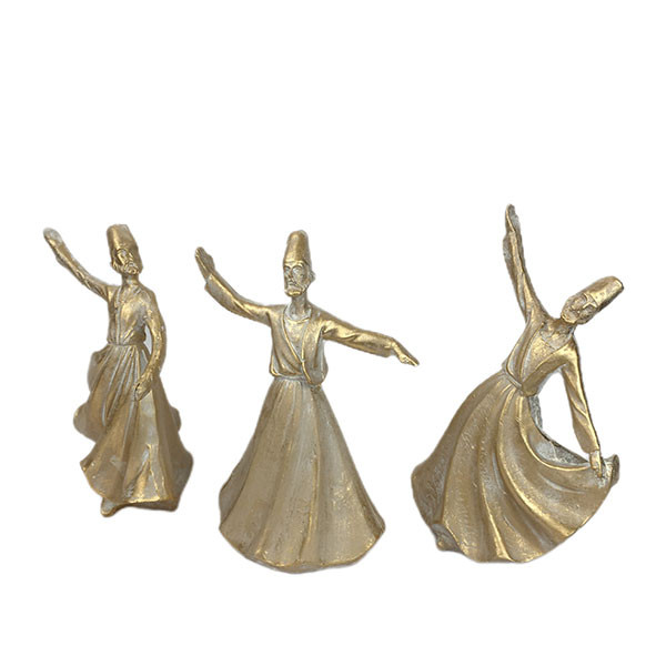 مجسمه دکوری رقص سماع مجموعه سه عددی