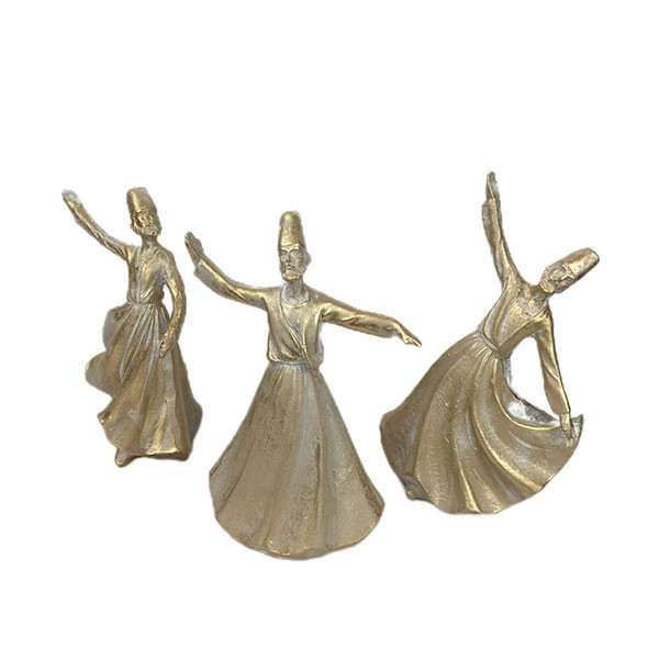 مجسمه دکوری رقص سماع مجموعه سه عددی