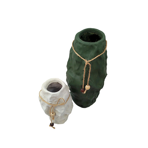 گلدان دکوری مدل موج مجموعه دو عددی