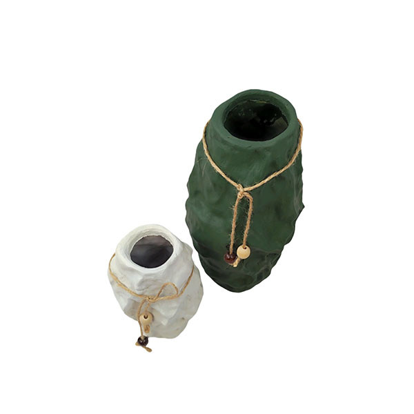 گلدان دکوری مدل موج مجموعه دو عددی