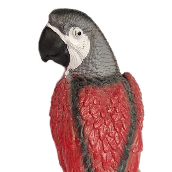 مجسمه دکوری طوطی قرمز دیواری
