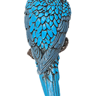 مجسمه دکوری طوطی آبی دیواری
