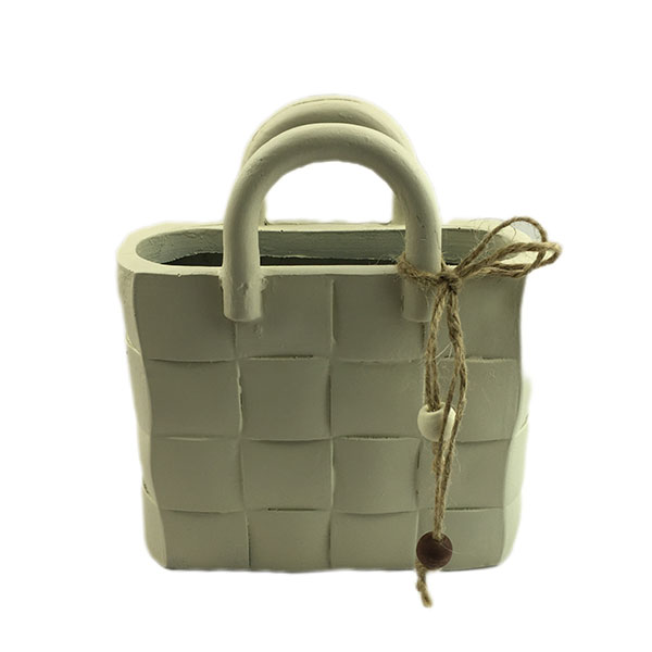 گلدان دکوری مدل کیف کوچک کد 09