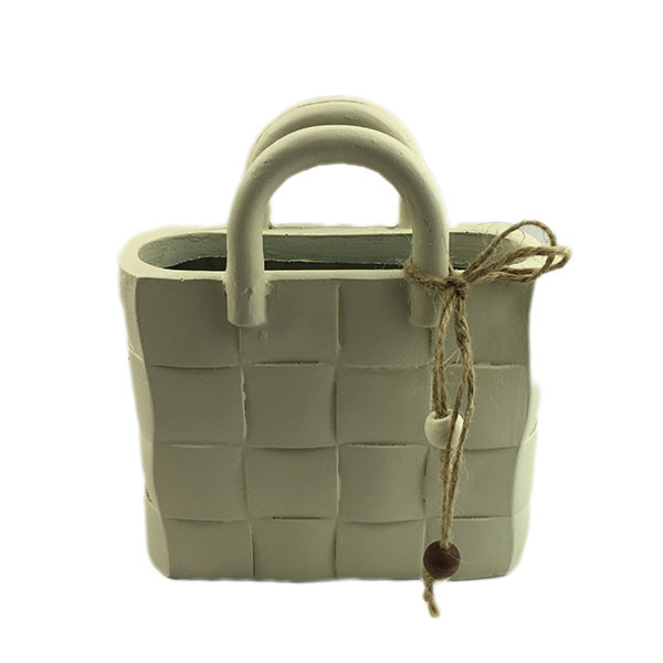 گلدان دکوری مدل کیف کوچک کد 09
