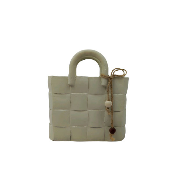 گلدان دکوری مدل کیف کوچک کد 09